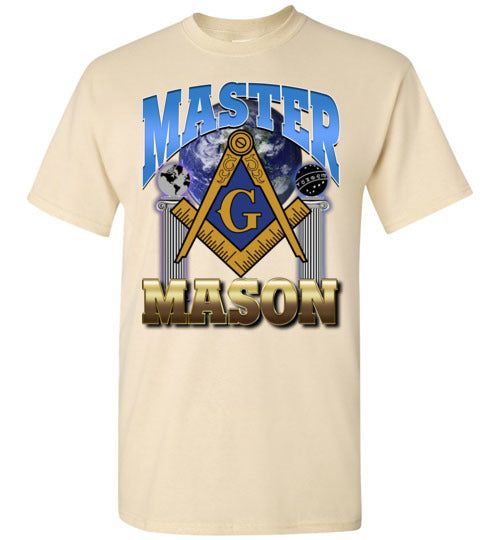 Master Mason Pillars Blue Lodge T Shirt