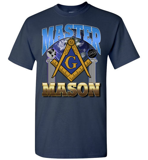 Master Mason Pillars Blue Lodge T Shirt