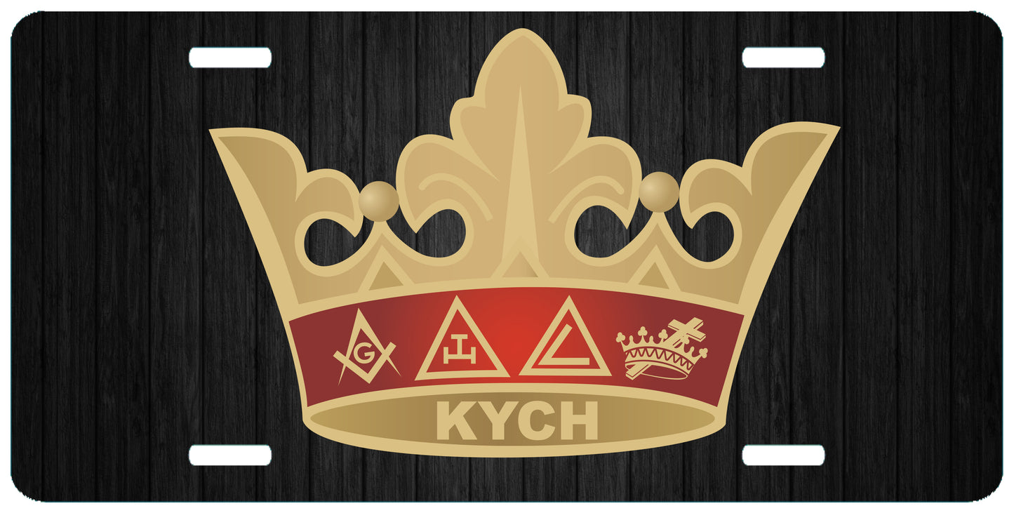 Knights York Cross of Honour KYCH License Plate Tag