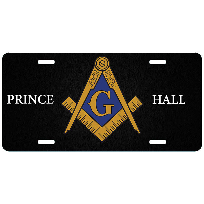 Masonic Prince Hall Whip License Plate PHA