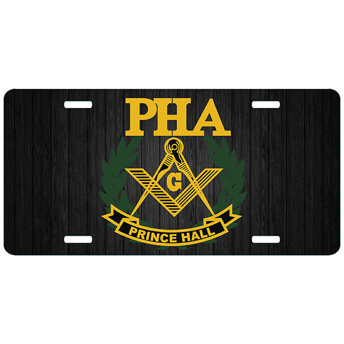 Prince Hall Masonic License Plate PHA Tag