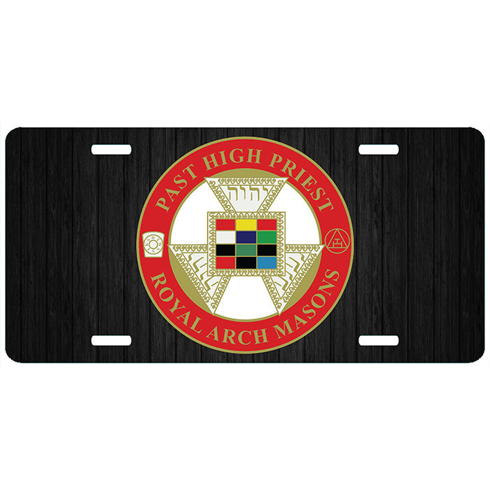 Past High Priest Royal Arch Masons License Plate Tag