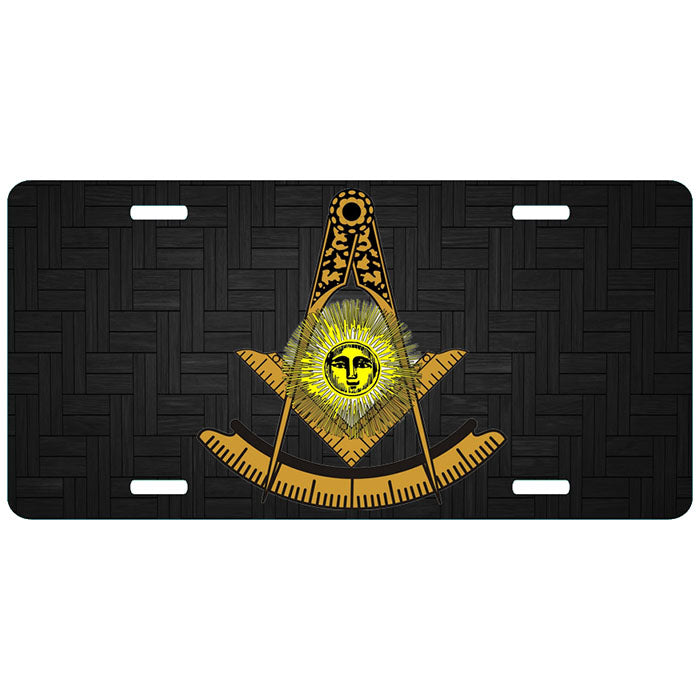 Past Master Mason License Plate Tag