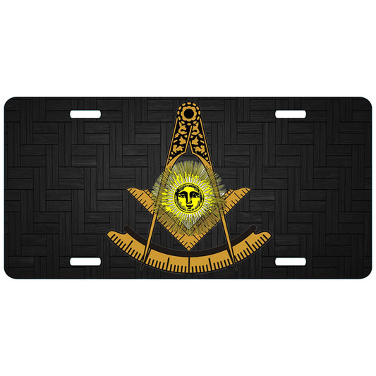 Past Master Mason License Plate Tag