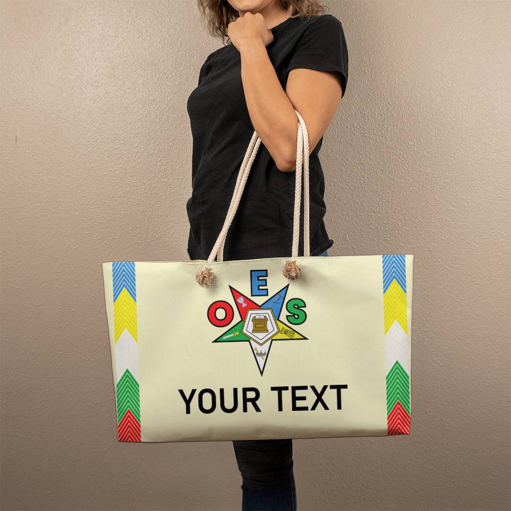 Custom Order of the Eastern Star OES Weekender Tote Bag