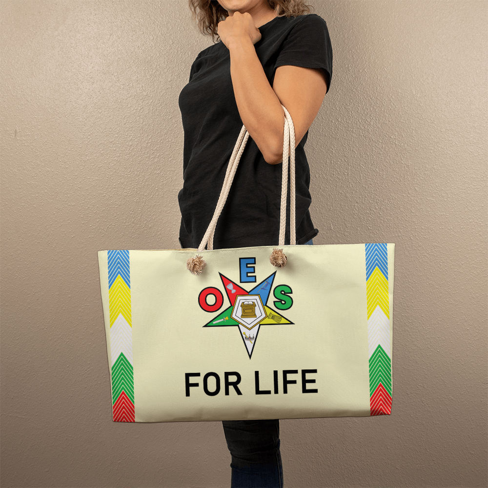Order of the Eastern Star OES Weekender Tote Bag