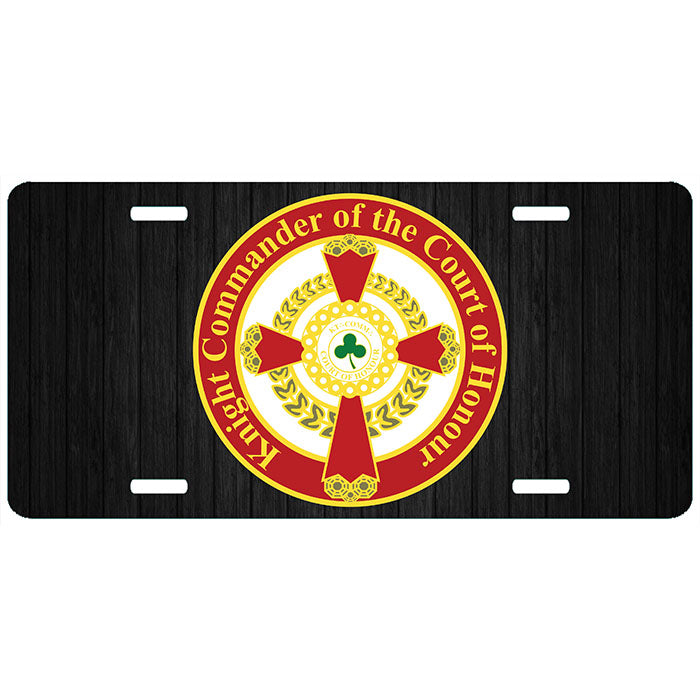 Knight Commander of the Court of Honour License Plate Tag