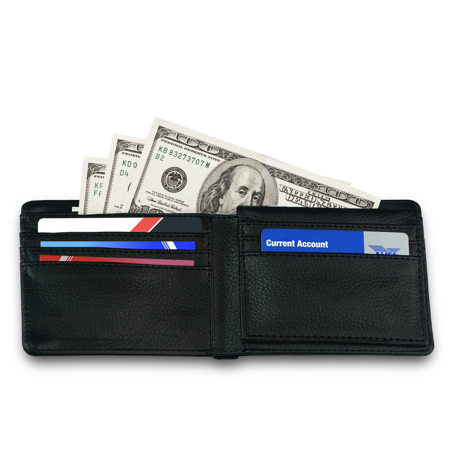 Masonic Black White Wallet