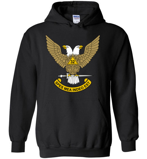 Scottish Rite 32nd Degree Mason Hoodie Masonic 32 WU