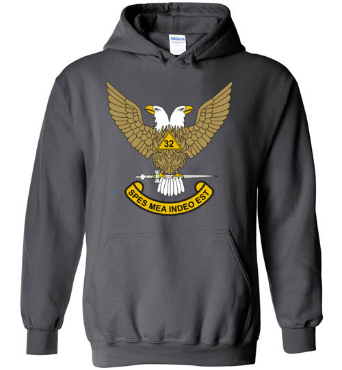 Scottish Rite 32nd Degree Mason Hoodie Masonic 32 WU