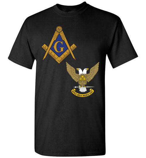 Mason Scottish Rite 32nd Degree Split T-Shirt WU