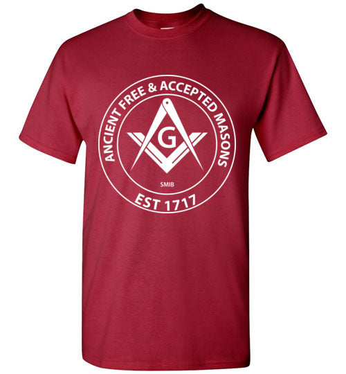 Ancient Free & Accepted Masons T Shirt Masonic 1717 AF&AM Tee