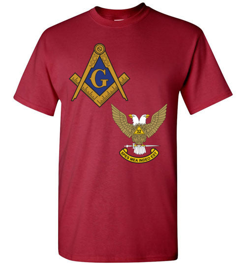 Mason Scottish Rite 32nd Degree Split T-Shirt WU
