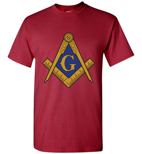 Master Mason Blue Gold T Shirt