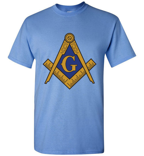 Master Mason Blue Gold T Shirt