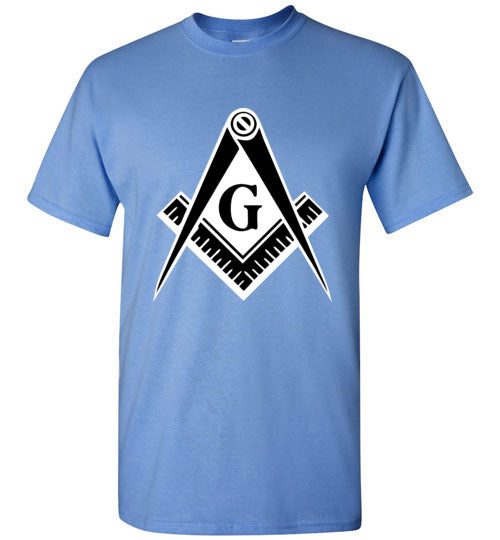 Master Mason Black White T Shirt