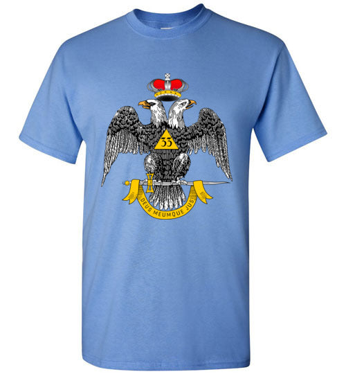 Scottish Rite 33rd Degree Wings Down Masonic T-Shirt