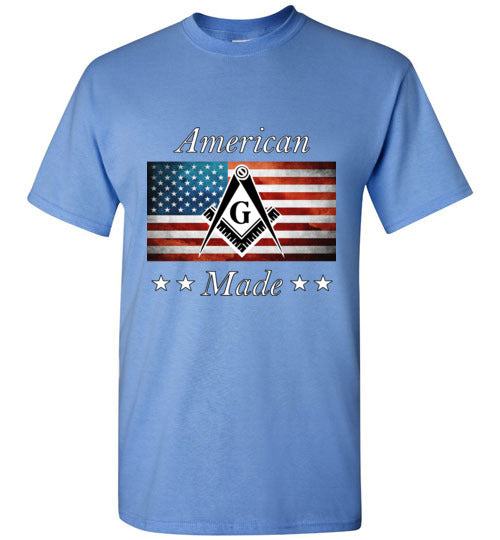 American Made Masonic T Shirt USA