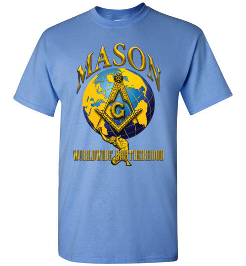 Mason Worldwide Brotherhood T Shirt Masonic Tee