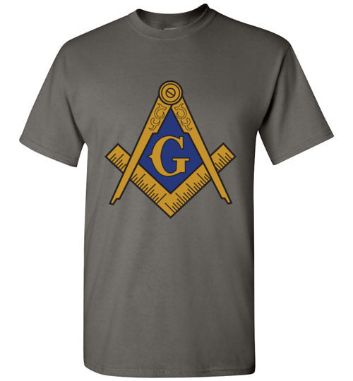 Master Mason Blue Gold T Shirt