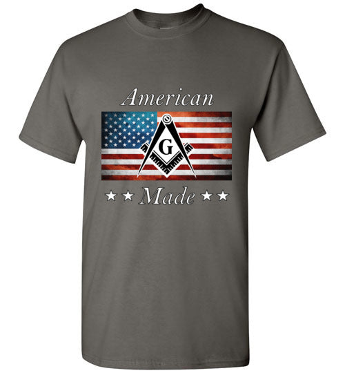 American Made Masonic T Shirt USA