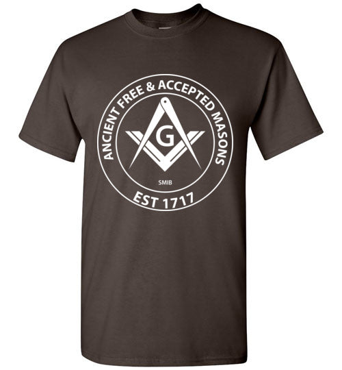 Ancient Free & Accepted Masons T Shirt Masonic 1717 AF&AM Tee