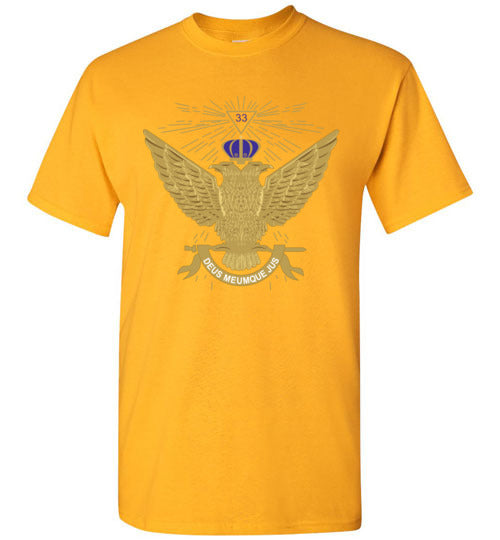 Scottish Rite 33rd Degree Wings Up Masonic T Shirt