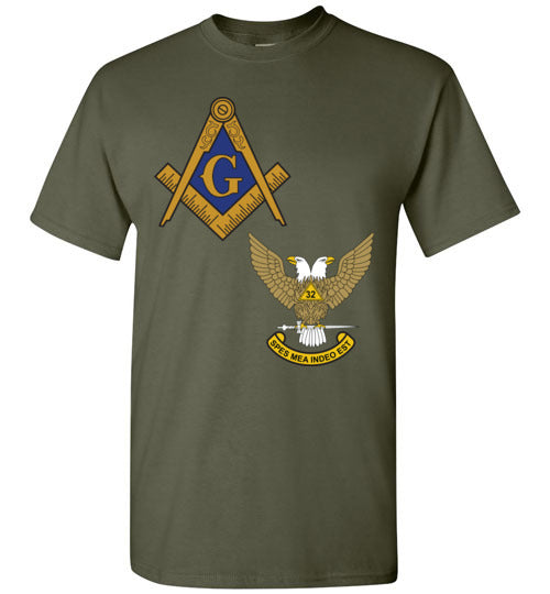 Mason Scottish Rite 32nd Degree Split T-Shirt WU