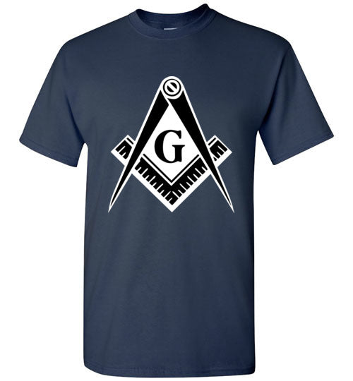 Master Mason Black White T Shirt