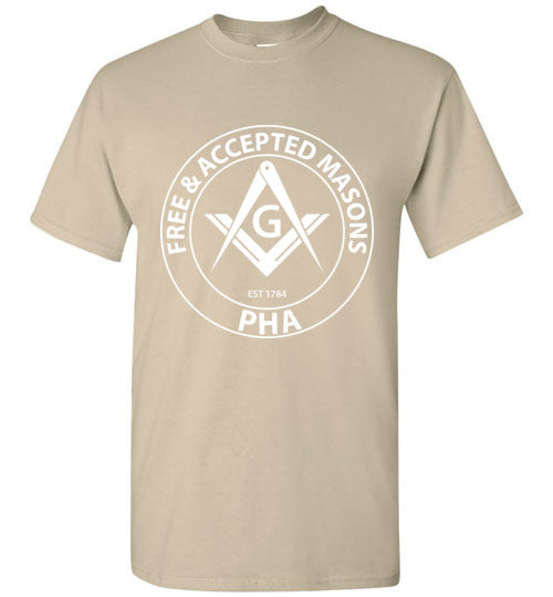 Free & Accepted Masons PHA T Shirt Prince Hall Masonic 1784 Tee