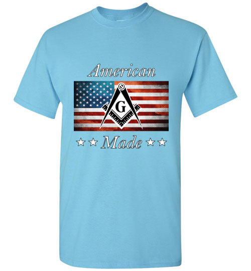 American Made Masonic T Shirt USA