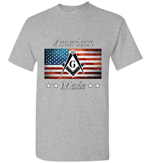 American Made Masonic T Shirt USA