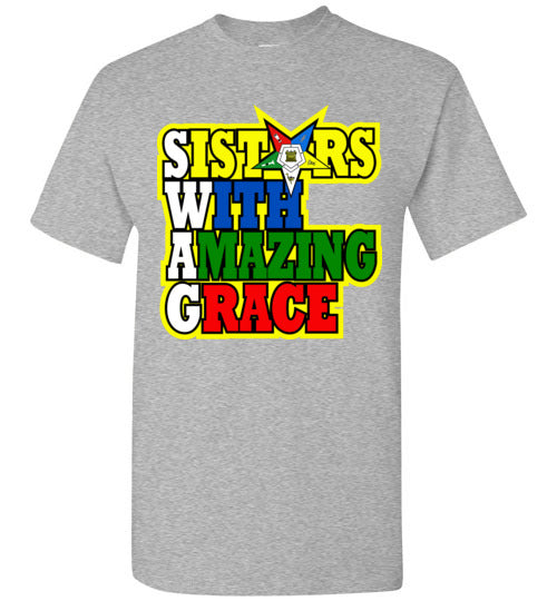 Sisters With Amazing Grace OES T Shirt Eastern Star Tee