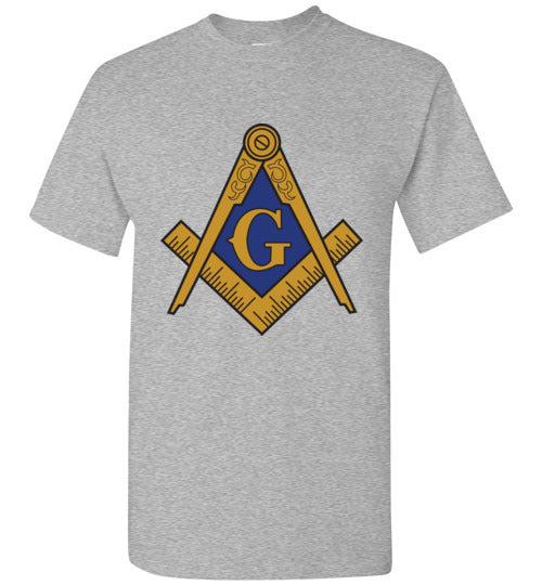 Master Mason Blue Gold T Shirt
