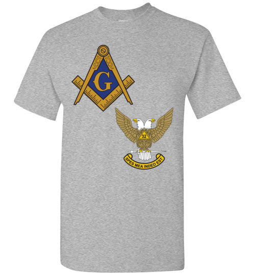 Mason Scottish Rite 32nd Degree Split T-Shirt WU