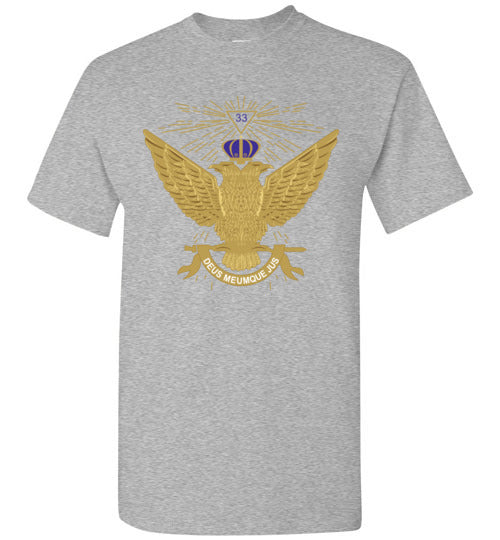 Scottish Rite 33rd Degree Wings Up Masonic T Shirt