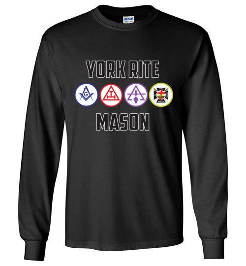York Rite Mason Long Sleeve Shirt