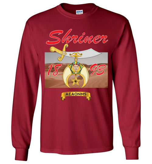 Shriner 1893 AEAONMS Prince Hall Long Sleeve Shirt PHA