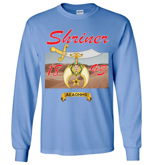 Shriner 1893 AEAONMS Prince Hall Long Sleeve Shirt PHA