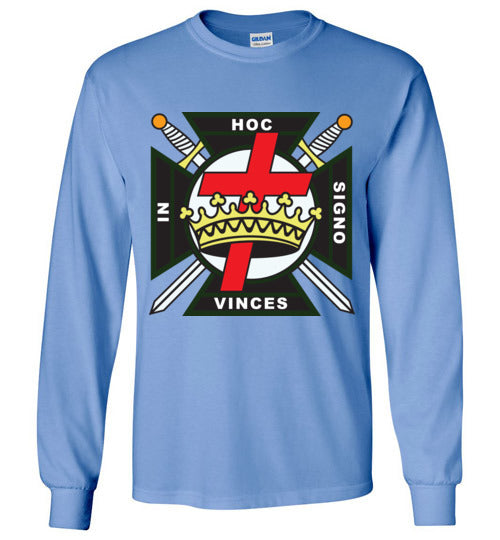 Knights Templar Green Long Sleeve Shirt