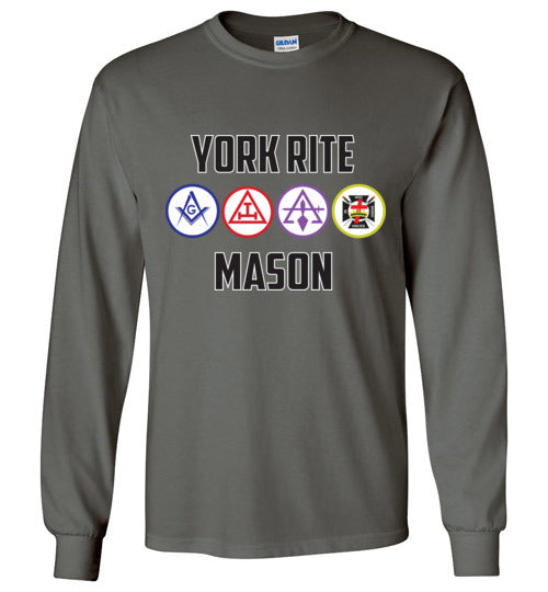 York Rite Mason Long Sleeve Shirt