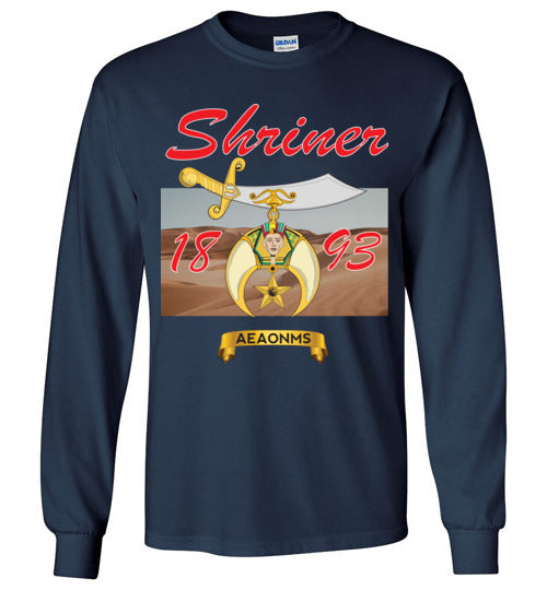 Shriner 1893 AEAONMS Prince Hall Long Sleeve Shirt PHA