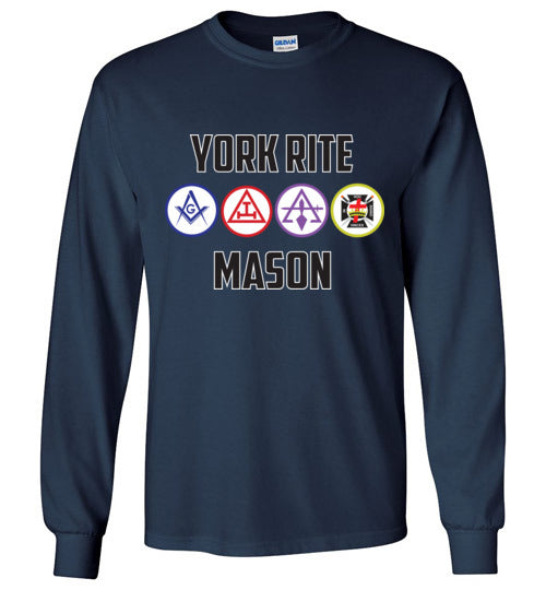 York Rite Mason Long Sleeve Shirt