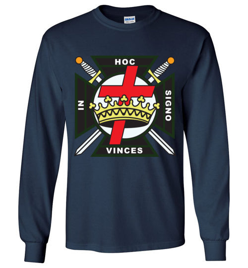 Knights Templar Green Long Sleeve Shirt