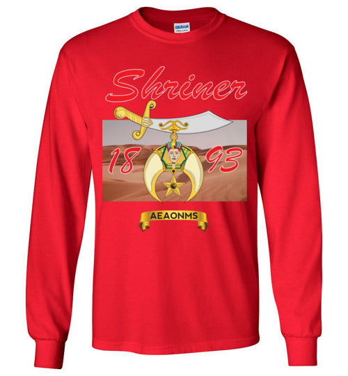 Shriner 1893 AEAONMS Prince Hall Long Sleeve Shirt PHA