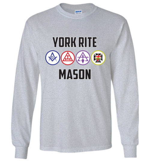 York Rite Mason Long Sleeve Shirt