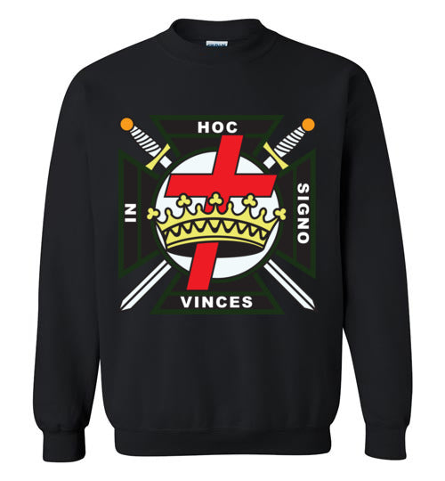 Knights Templar Green Sweatshirt
