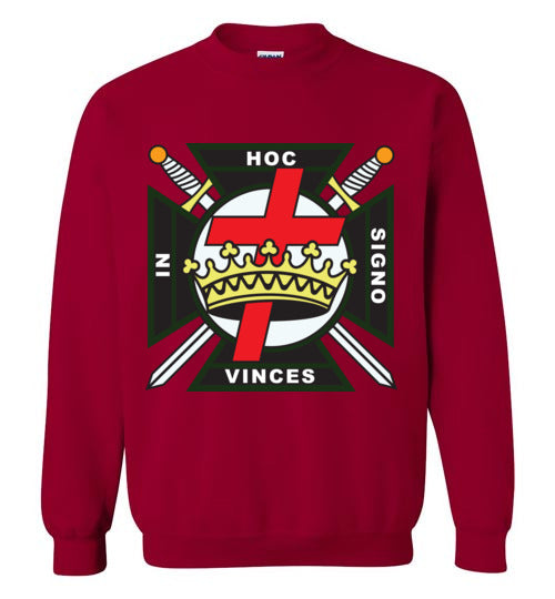 Knights Templar Green Sweatshirt