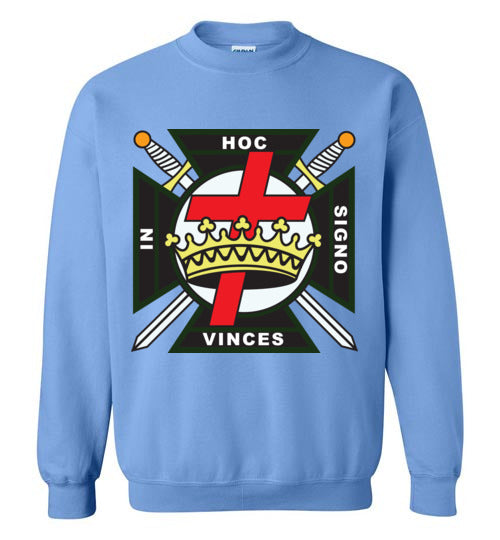 Knights Templar Green Sweatshirt