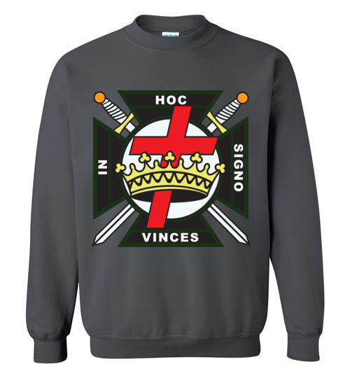 Knights Templar Green Sweatshirt